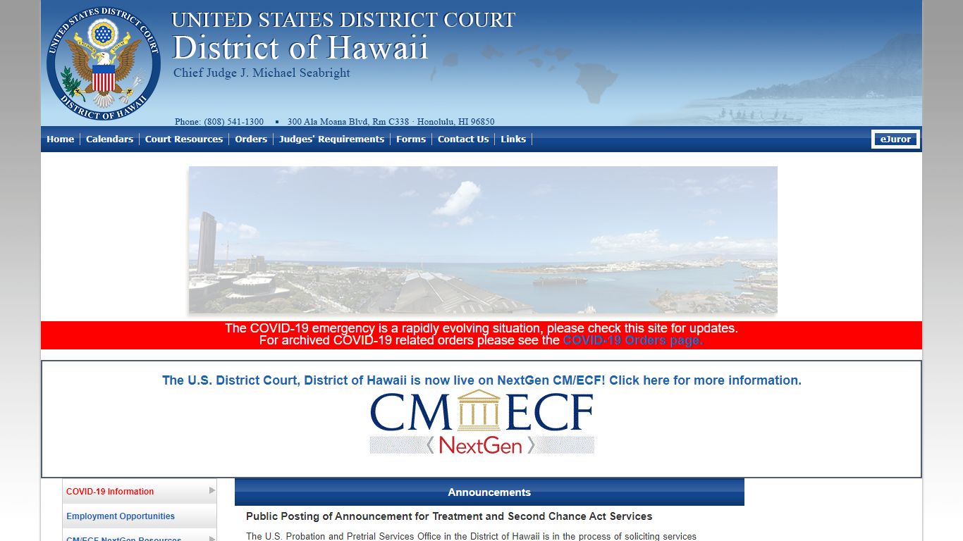 U.S. District Courts - Hawaii - United States Courts